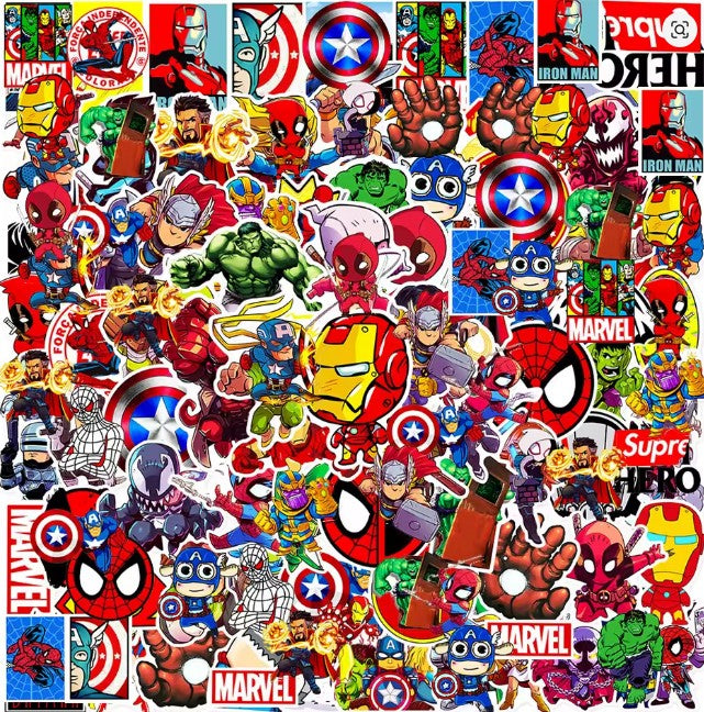 Set de stickers para decorar Free Spin - Diferentes diseños (30 - 36 unidades aprox.)