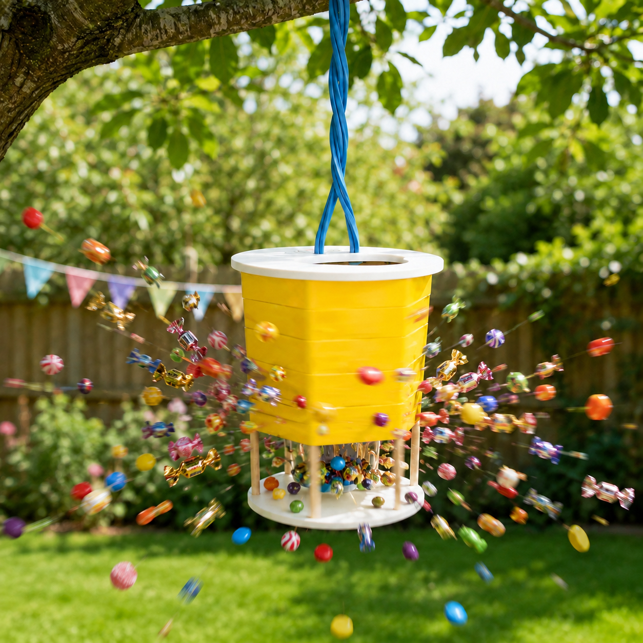 FREE SPIN Mini (ideal para festejos de 10 niños) - Sin decoración - Reutilizable - Diferentes colores