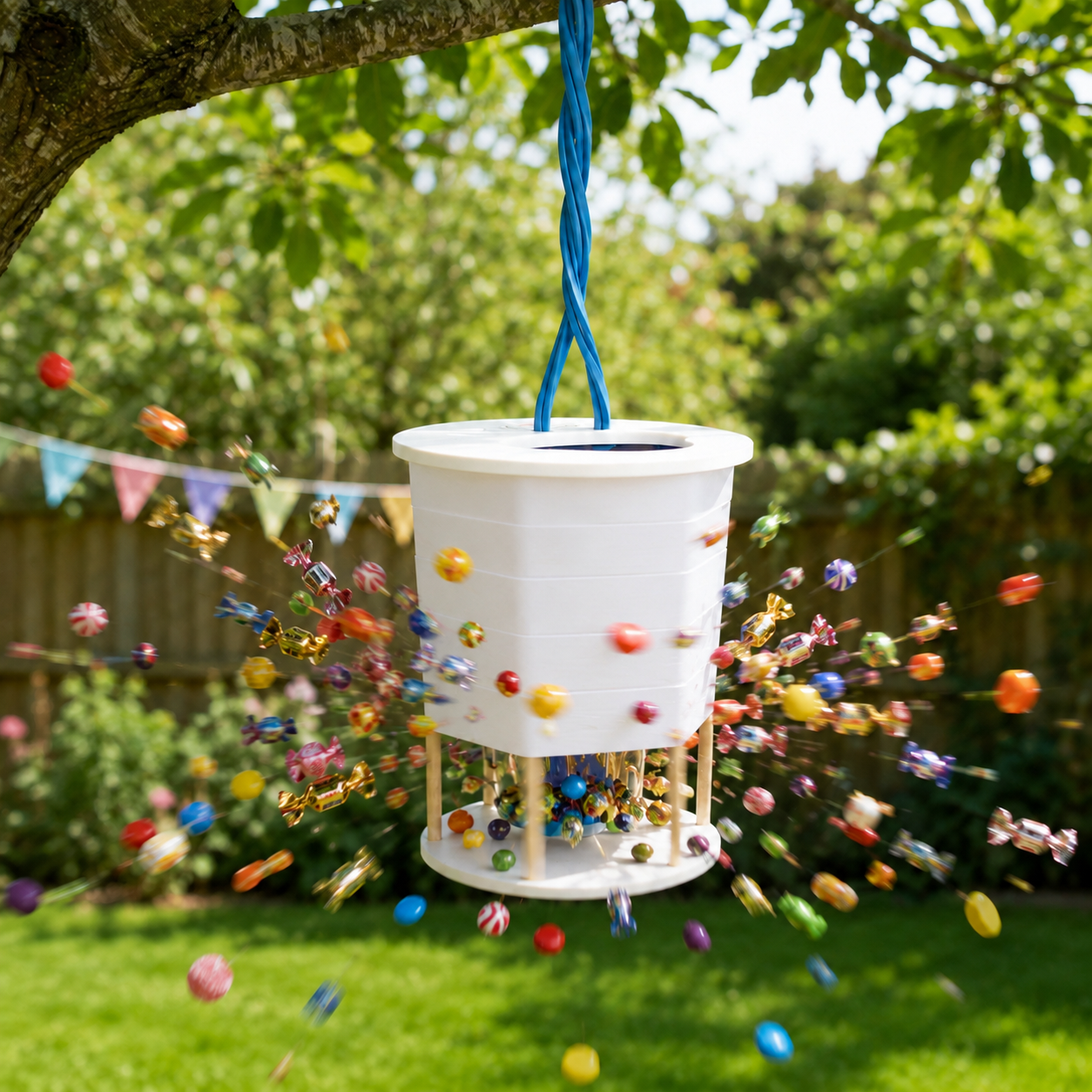 FREE SPIN Mini (ideal para festejos de 10 niños) - Sin decoración - Reutilizable - Diferentes colores