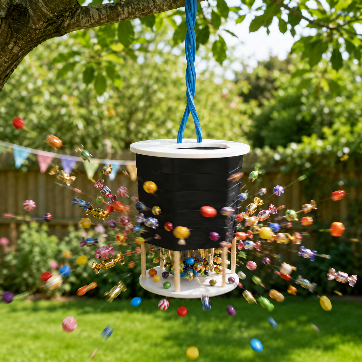 FREE SPIN Mini (ideal para festejos de 10 niños) - Sin decoración - Reutilizable - Diferentes colores