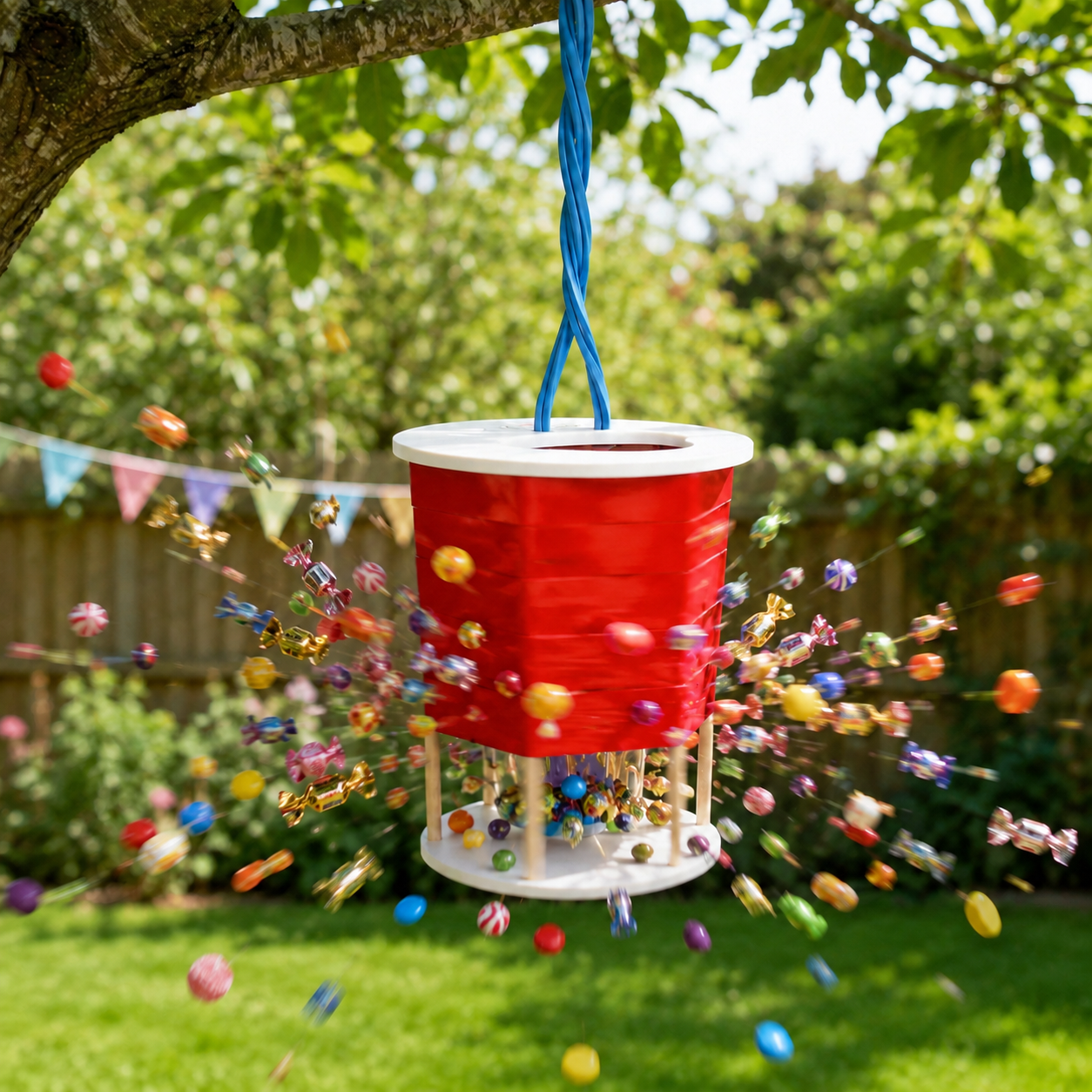 FREE SPIN Mini (ideal para festejos de 10 niños) - Sin decoración - Reutilizable - Diferentes colores