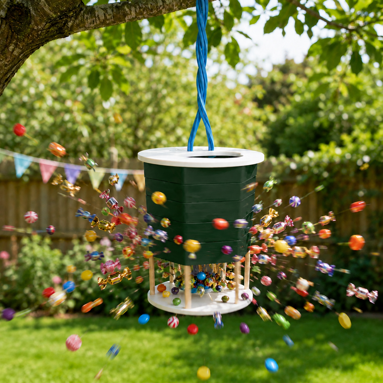 FREE SPIN Mini (ideal para festejos de 10 niños) - Sin decoración - Reutilizable - Diferentes colores