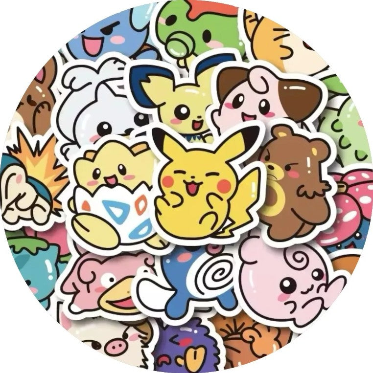 Set de stickers para decorar Free Spin - Diferentes diseños (30 - 36 unidades aprox.)