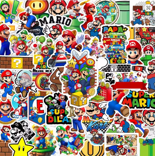Set de stickers para decorar Free Spin - Diferentes diseños (30 - 36 unidades aprox.)