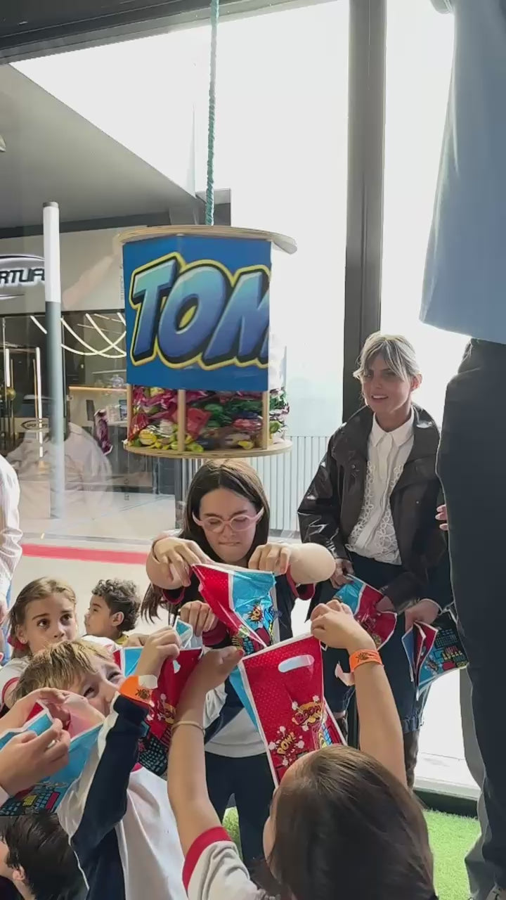 FREE SPIN (ideal para festejos de 20 niños) - Sin decoración - Reutilizable - Diferentes colores